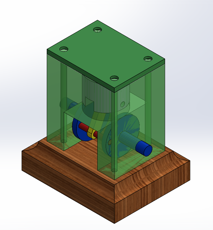 Single-Cylinder Piston Engine Assembly