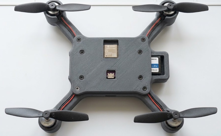 Custom ESP32-C3 Micro Quadcopter: Flight Dynamics & Discrete Power Architecture
